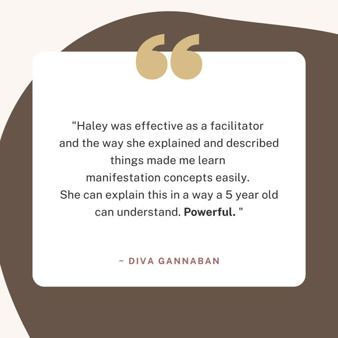 Masterclass Attendee: Mindset & Manifestation